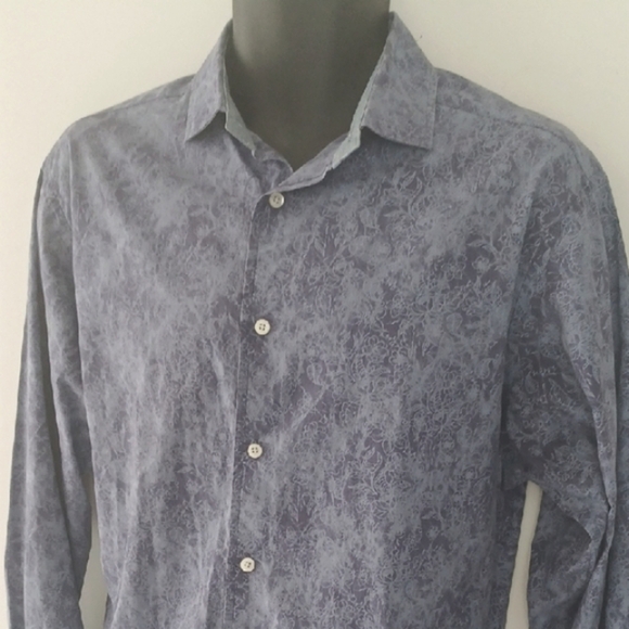 Daniel Cremieux Blue Casual Button Down Shirt  L - Picture 5 of 8